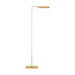 Visual Comfort KWFL714 Linea 1-lt 42" Tall LED Floor Lamp - Hand-Rubbed Antique Brass