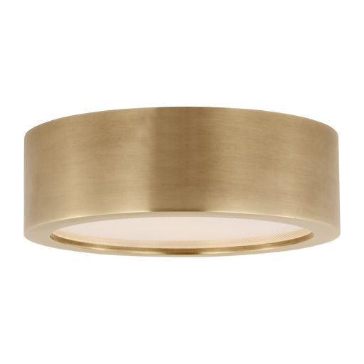 Visual Comfort KWFM192 Cerne 5" LED Mini Flush Mount - Natural Brass