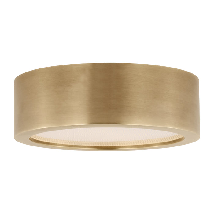 Visual Comfort KWFM192 Cerne 5" LED Mini Flush Mount - Natural Brass