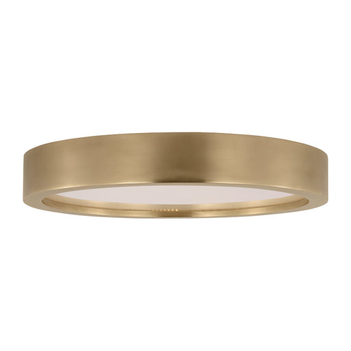 Visual Comfort KWFM193 Cerne 13" LED Flush Mount - Natural Brass