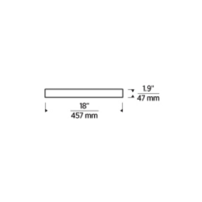 Visual Comfort KWFM194 Cerne 18" LED Flush Mount