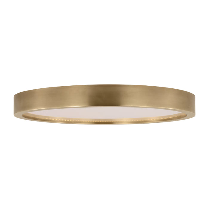 Visual Comfort KWFM194 Cerne 18" LED Flush Mount - Natural Brass