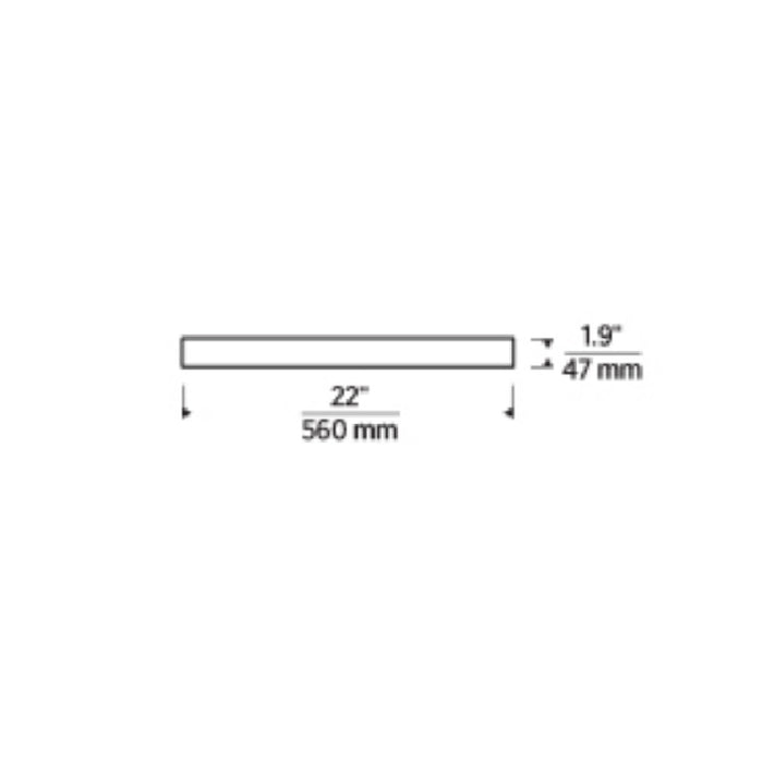 Visual Comfort KWFM195 Cerne 22" LED X-Large Flush Mount