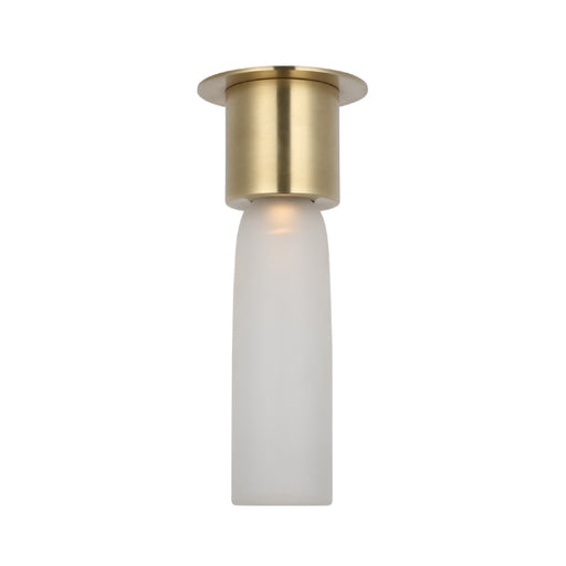 Visual Comfort KWFM499 Volver 11" Tall LED Flush Mount - Hand Rubbed Antique Brass