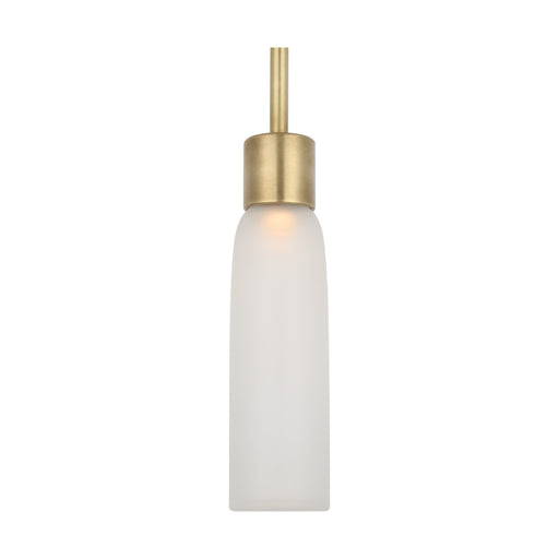 Visual Comfort KWPD495 Volver 1-lt 3" LED Pendant - Hand Rubbed Antique Brass