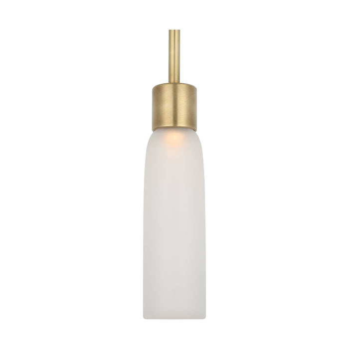 Visual Comfort KWPD495 Volver 1-lt 3" LED Pendant - Hand Rubbed Antique Brass