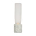 Visual Comfort KWTB500 Volver 10" Tall LED Table Lamp - White Marble