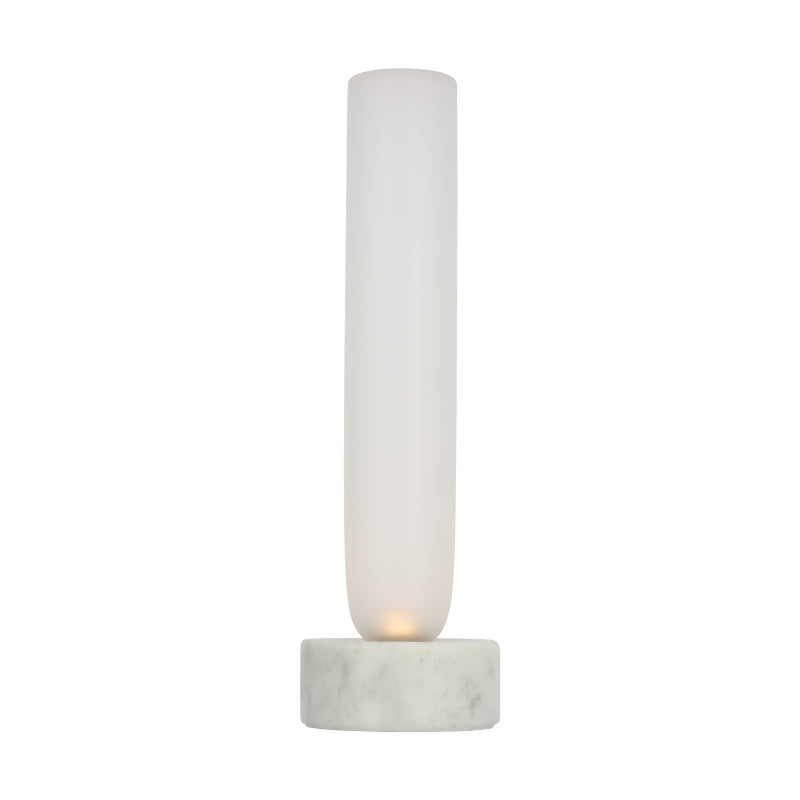 Visual Comfort KWTB501 Volver 15" Tall LED Table Lamp - White Marble