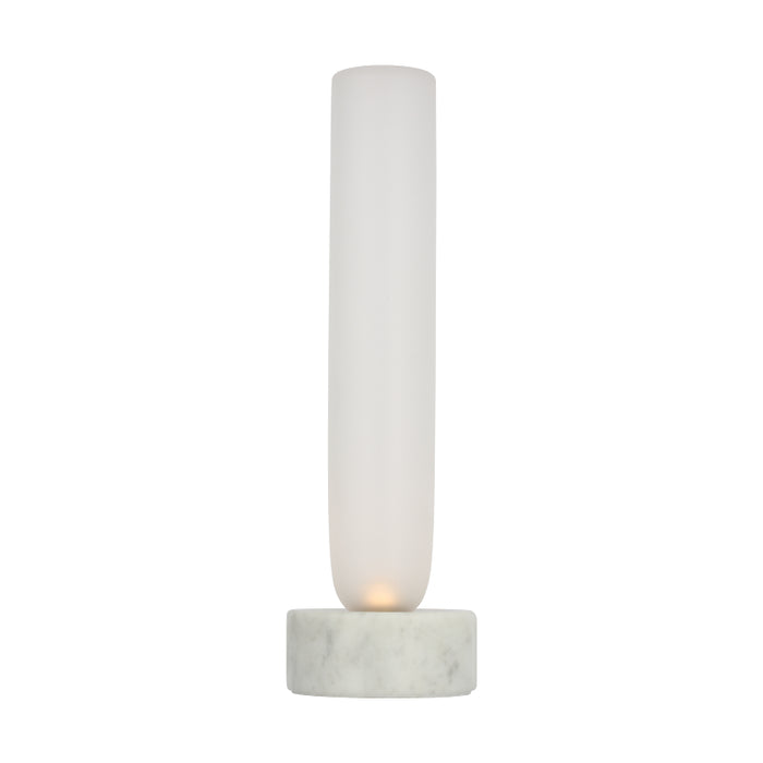 Visual Comfort KWTB501 Volver 15" Tall LED Table Lamp - White Marble