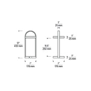 Visual Comfort KWTB610 Cerne 17" Tall LED Rechargeable Table Lamp