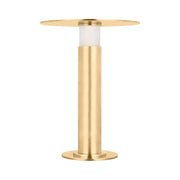 Visual Comfort KWTB61527 Miguel 10" Tall LED Rechargeable Table Lamp - Hand Rubbed Antique Brass