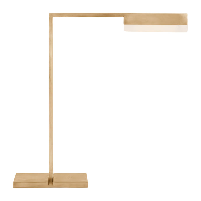 Visual Comfort KWTB713 Linea 15" Tall LED Table Lamp - Hand-Rubbed Antique Brass