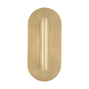 Visual Comfort KWWS492 Fielle 8" Tall LED Wall Sconce - Hand Rubbed Antique Brass