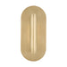 Visual Comfort KWWS492 Fielle 8" Tall LED Wall Sconce - Hand Rubbed Antique Brass