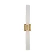 Visual Comfort KWWS580 Volver 29" Tall LED Double Wall Sconce - Hand Rubbed Antique Brass