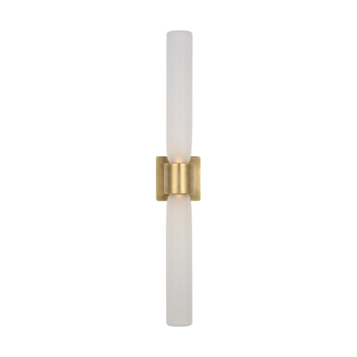 Visual Comfort KWWS580 Volver 29" Tall LED Double Wall Sconce - Hand Rubbed Antique Brass