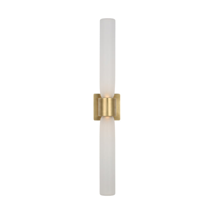 Visual Comfort KWWS580 Volver 29" Tall LED Double Wall Sconce - Hand Rubbed Antique Brass