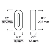 Visual Comfort KWWS69627 Wyllis 12" Tall LED Wall Sconce