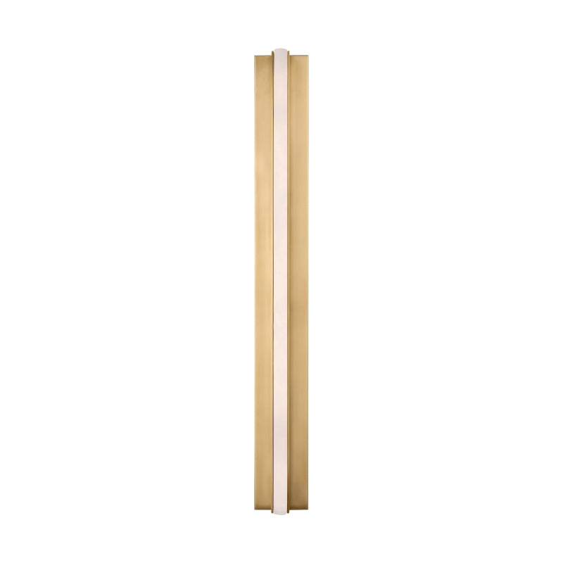 Visual Comfort KWWS710 Linea 25" Tall LED Wall Sconce - Hand Rubbed Antique Brass