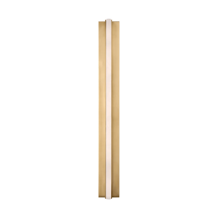 Visual Comfort KWWS710 Linea 25" Tall LED Wall Sconce - Hand Rubbed Antique Brass