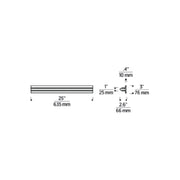 Visual Comfort KWWS710 Linea 25" Tall LED Wall Sconce