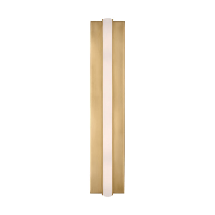 Visual Comfort KWWS711 Linea 15" Tall LED Wall Sconce - Hand Rubbed Antique Brass