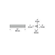Visual Comfort KWWS711 Linea 15" Tall LED Wall Sconce