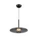 Kuzco PD37018-3WCCT-UNV Kyoto 18" LED Pendant, 3CCT Selectable - Black/Smoked