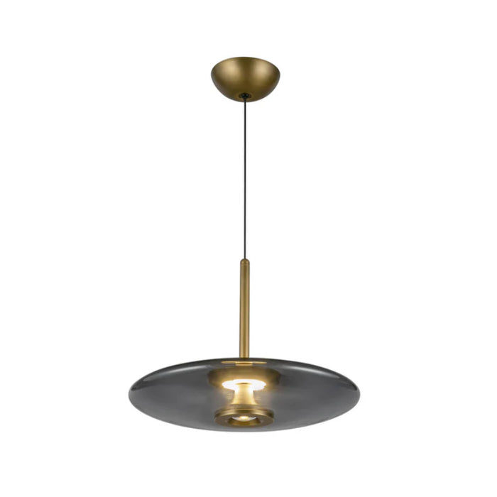 Kuzco PD37018-3WCCT-UNV Kyoto 18" LED Pendant, 3CCT Selectable - Vintage Brass