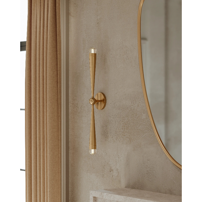 Troy B1034 Keanu 2-lt 34" Tall Wall Sconce