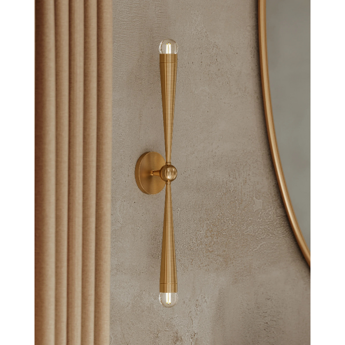 Troy B1034 Keanu 2-lt 34" Tall Wall Sconce