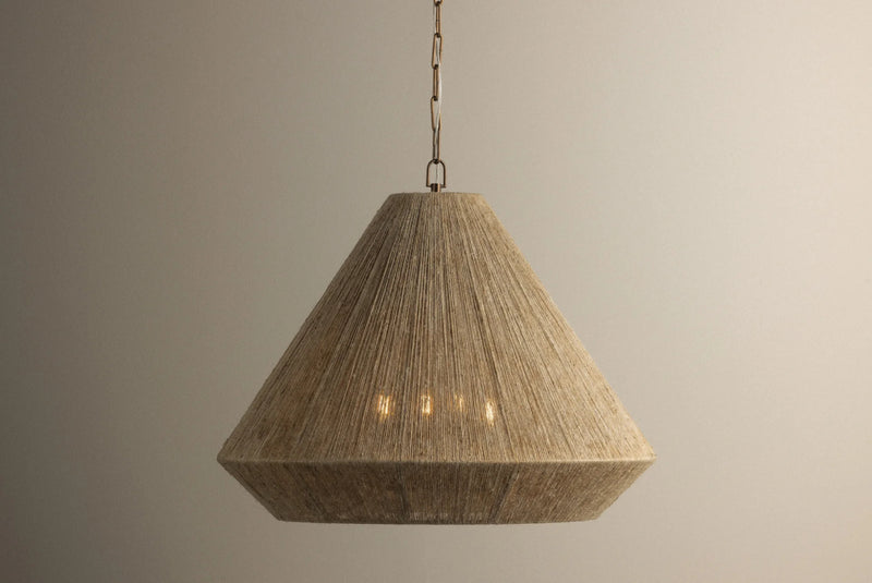 Troy F1630 Keats 4-lt 30" Pendant - Patina Brass