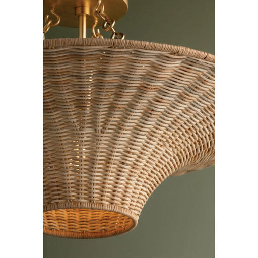 Troy C2425 Ketan 1-lt 25" Semi-Flush