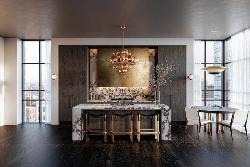 Corbett 413-36 Adara 6-lt 36" Chandelier