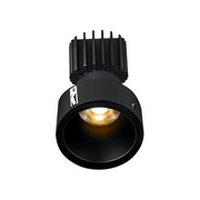 Lotus L3F-RDF 3" Tangra LED Fixed Round Deep Regressed Invisible Flangeless, 5CCT Selectable - Black