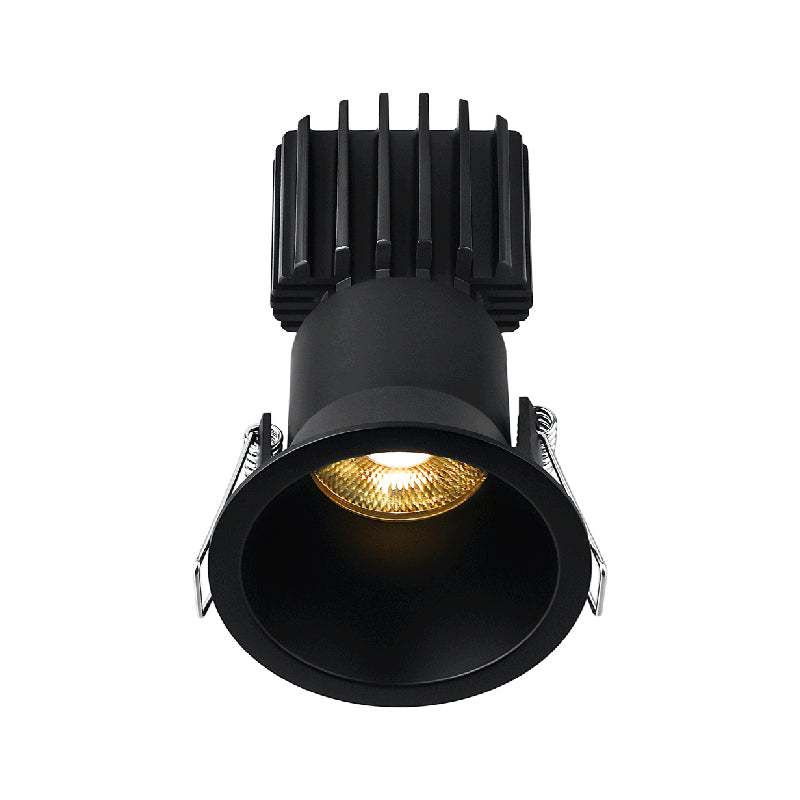 Lotus L3F-RDT 3" Tangra LED Fixed Round Deep Regressed Thin Trim - Black