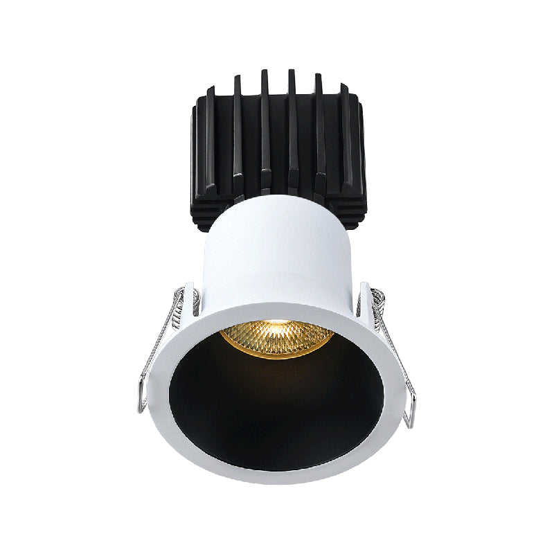 Lotus L3F-RDT 3" Tangra LED Fixed Round Deep Regressed Thin Trim, 4CCT+Dim to Warm - White/Black