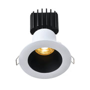 Lotus L3F-RDW 3" Tangra LED Fixed Round Deep Regressed Wide Trim, Dim to Warm - White/Black