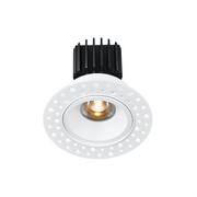 Lotus L3F-RRI 3" Tangra LED Fixed Round Recessed Invisible Trim, 5CCT Selectable - White