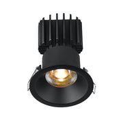 Lotus L3F-RRT 3" Tangra LED Fixed Round Recessed Thin Trim, 4CCT+Dim to Warm - Black