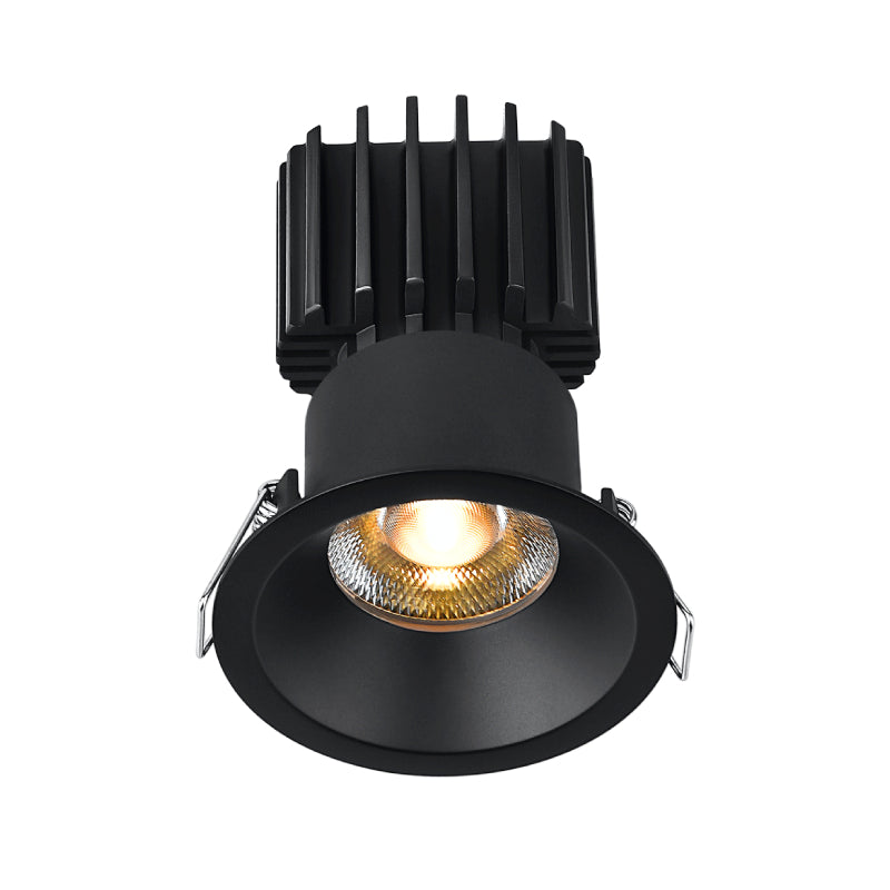 Lotus L3F-RRT 3" Tangra LED Fixed Round Recessed Thin Trim, Dim to Warm - Black