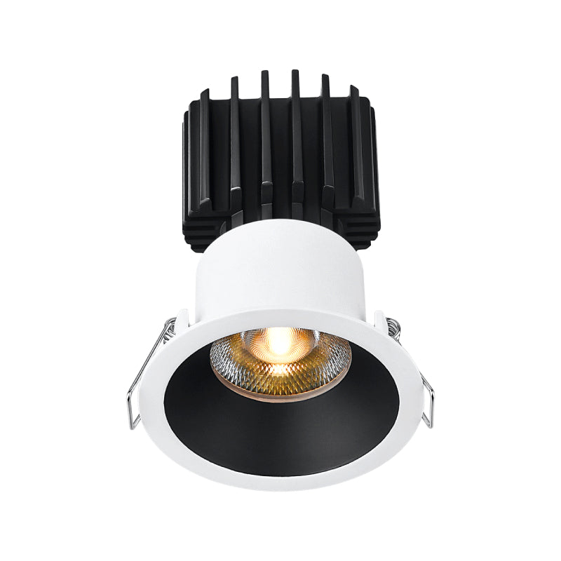 Lotus L3F-RRT 3" Tangra LED Fixed Round Recessed Thin Trim, 5CCT Selectable - White/Black