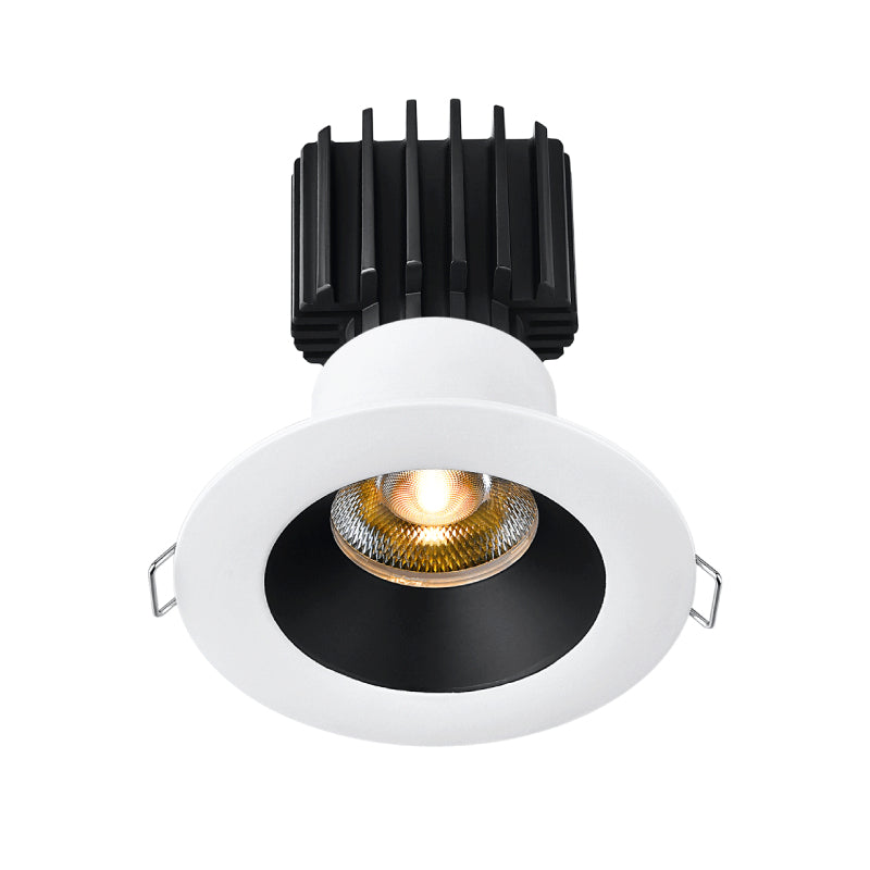 Lotus L3F-RRW 3" Tangra LED Fixed Round Recessed Wide Trim, Dim to Warm - White/Black