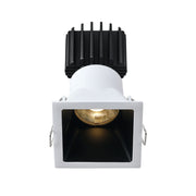 Lotus L3F-SDT 3" Tangra LED Fixed Square Deep Regressed Thin Trim, Dim to Warm - White/Black