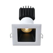 Lotus L3F-SDW 3" Tangra LED Fixed Square Deep Regressed Wide Trim, 5CCT Selectable - White/Black
