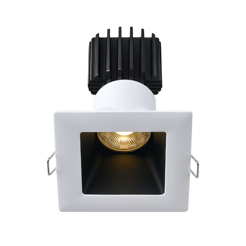 Lotus L3F-SDW 3" Tangra LED Fixed Square Deep Regressed Wide Trim, 5CCT Selectable - White/Black