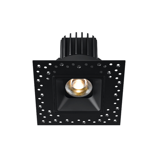 Lotus L3F-SRI 3" Tangra LED Fixed Square Recessed Invisible Trim, 4CCT+Dim to Warm - Black