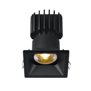 Lotus L3F-SRT 3" Tangra LED Fixed Square Recessed Thin Trim, 4CCT+Dim to Warm - BLack