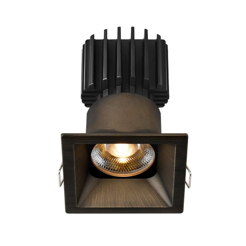 Lotus L3F-SRT 3" Tangra LED Fixed Square Recessed Thin Trim, Dim to Warm - Oil Rubbed Bronze