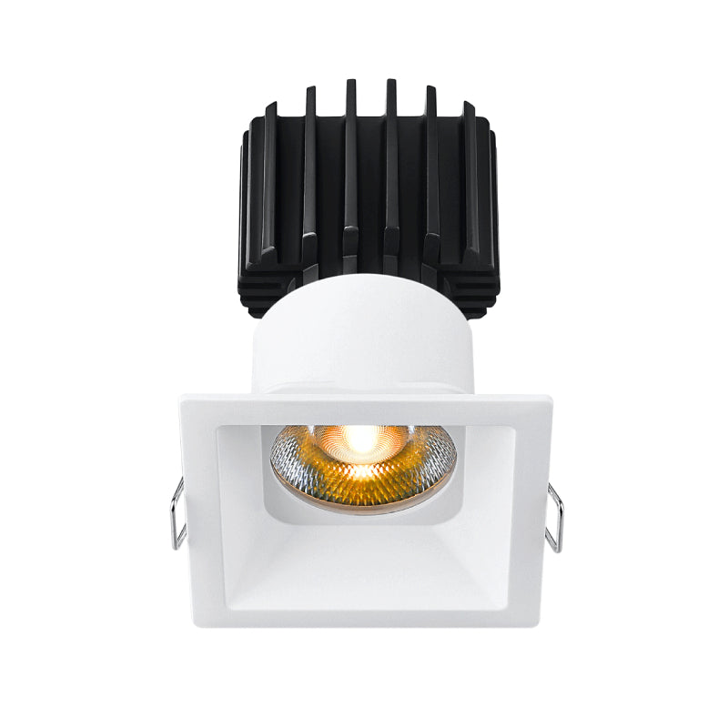 Lotus L3F-SRT 3" Tangra LED Fixed Square Recessed Thin Trim, 4CCT+Dim to Warm - White